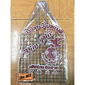 Mua Vĩ nướng kẹp hai mặt có tay cầm tiện dụng vĩ nướng thịt nướng hải sản nướng tôm cá xoay mặt nướng không cần gấp thịt