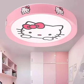 Đèn ốp trần trang trí phòng ngủ trẻ em hình mèo kitty, 3 chế độ ánh sáng MN095 - Bảo hành 2 năm