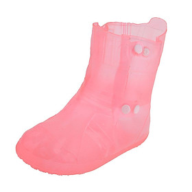 Waterproof Rain Snow Boots Shoes Covers Reusable Anti-Slip Foldable Thicken Sole Overshoes Galoshes, Women Men