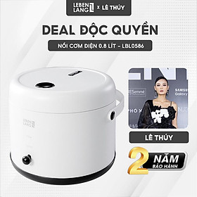 Mua Nồi cơm điện mini Lebenlang LBL0586 dung tích 800ml  công suất 250W  BH 24 tháng - Hàng chính hãng