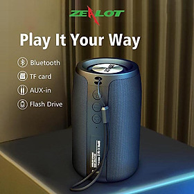 Mua Loa bluetooth Zealot hàng chính hãng với phiên bản bluetooth  5.0 màng loa kép cho âm thanh 3D sống động cực hay  kết nối ổn định