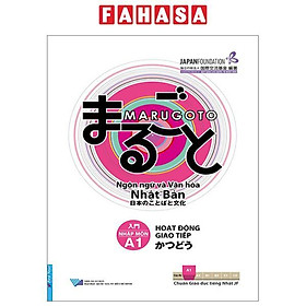 Sách - Marugoto - Ngôn Ngữ Và Văn Hóa Nhật Bản - Nhập Môn - A1 - Hoạt Động Giao Tiếp (Tái Bản 2024)