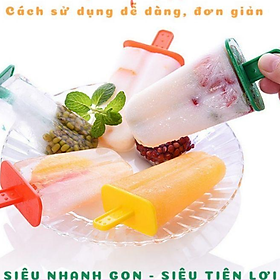 Mua Khuôn Làm Kem 4 Que Song Long Tự Làm Tại nhà An Toàn Và Tiện Lợi
