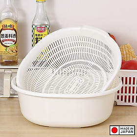 Bộ chậu và rổ dáng oval thương hiệu Sanada Seiko 5.3L - Hàng nội địa Nhật Bản | Made in Japan