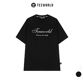 Áo Thun Local Brand Teeworld In Chữ Nét Mảnh T-shirt Nam Nữ Unisex