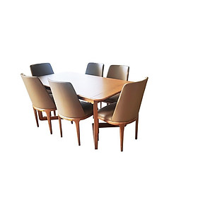 Mua Bộ bàn ghế ăn cho nội thất phòng bếp  bàn ăn Status - 6 ghế Curved không tay| Nội thất bmd