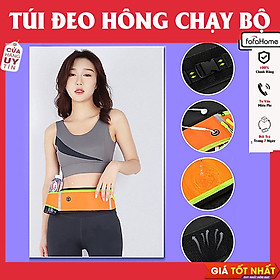 Đai Chạy Bộ , Túi Chạy Đeo Hông Phản Quang, Túi Đựng Điện Thoai, Bao Điện Thoại Để Nước Giao Màu Ngẫu Nhiên