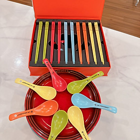 Mua Bộ Thìa Đũa Le Creuset Gồm 10 Đôi Đũa Và 19 Thìa  Chất Liệu Sứ Đá
