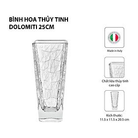 Bình hoa thủy tinh Vidivi Dolomiti  68138M