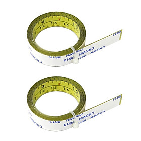 2PCS Self Adhesive Tape Measure Miter Saw Steel Ruler Left to Right NEW