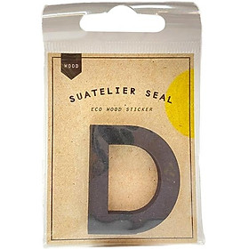Ký Tự Gỗ Suatelier 1704 - Chữ D