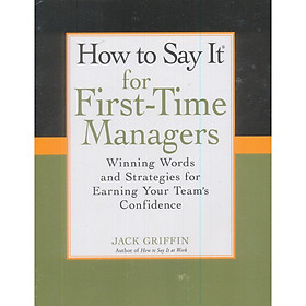 Nơi bán How To Say It for First-Time Managers - Giá Từ -1đ