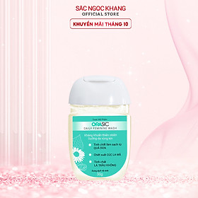 SIZE DU LỊCH Dung dịch vệ sinh Orasic 30g kháng khuẩn thiên nhiên