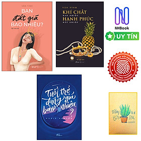 Hình ảnh Combo Bạn Đắt Giá Bao Nhiêu + Khí Chất Bao Nhiêu Hạnh Phúc Bấy Nhiêu + Tuổi Trẻ Đáng Giá Bao Nhiêu? (Bộ 3 Cuốn)