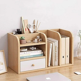 Mua Kệ sách để bàn làm việc  bàn học IGA - GP176 - Giá đựng sách phong cách Nordic hiện đại tiết kiệm diện tích