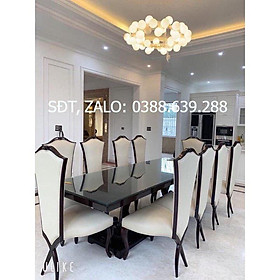 Bàn Ăn Tân Cổ Điển Mẫu Ghế Chữ X