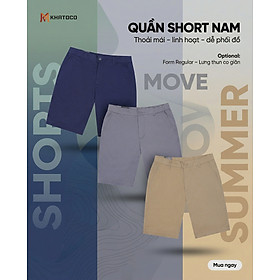 Quần short nam Khatoco sale off 299k( Giá tem 378k)(29-38)