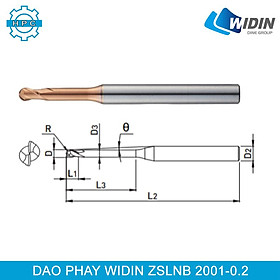 Dao phay Widin ZSLNB 2001-0.2