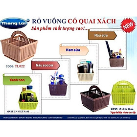 Mua Rổ vuông quai 3 ngăn tiện lợi