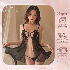 Váy Ngủ Xẻ Tà Ren - B.Lingerie