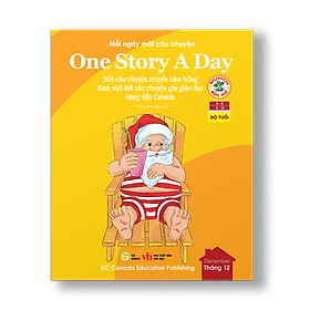 Sách - One Story A Day - CUỐN 12: 365 câu chuyện phát triển IQ, EQ cho bé - Bản song ngữ tặng kèm file nghe