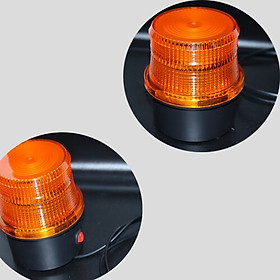 ĐÈN CHỚP CẢNH BÁO 12V-48V (CÓ TIẾNG), ĐẾ NAM CHÂM, DÙNG CHO XE NÂNG 1-25 TẤN-Forklift Warning Light Flashing For All Forklift 1-25 Tons