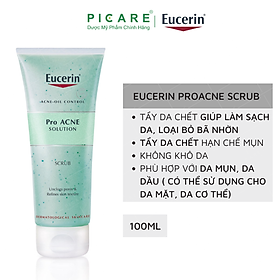 Hình ảnh Tẩy Tế Bào Chết Ngăn Ngừa Mụn Eucerin (100ml)