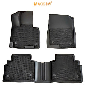 Thảm 2 lớp (sd3) dạng lưới lục giác cho Hyundai Tucson 2022+ bề mặt cao su siêu sạch nhãn hiệu Macsim