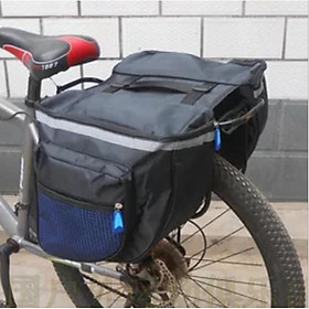 Túi treo hành lý đằng sau chống nước-Túi đôi phía sau yên xe Đồ dùng và thiết bị đi xe đạp