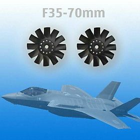 Cánh quạt máy bay phản lực F35-70mm dùng cho máy bay điều khiển