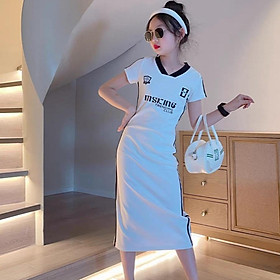 SHUANGYAN Cô gái ăn mặc cotton mùa hè mỏng 2023 học sinh trung học cơ sở trẻ em lớn tây lưới váy vừa vặn màu đỏ