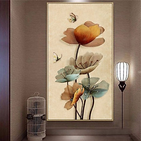 Mua Tranh treo tường hoa cánh mỏng THD11( 50x70cm)`