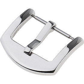 Stainless Steel Polished Buckle For Genuine Watch Band Strap Pin Clasp