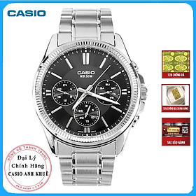 Đồng Hồ Nam Casio MTP-1375D-1AVDF Kim Lịch Nhỏ