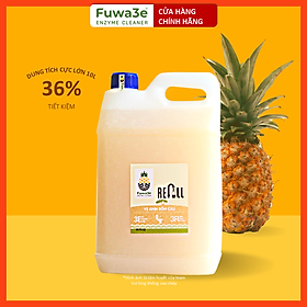 Mua  Can 10L tiết kiệm  Nước tẩy bồn cầu  nhà tắm hữu cơ enzyme sinh học dứa Fuwa3e 10L