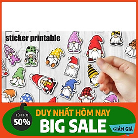 Combo 10 sheet sticker dán đồ chơi cực xinh xắn, phù hợp cho sổ tay, laptop, mũ bảo hiểm và vali.