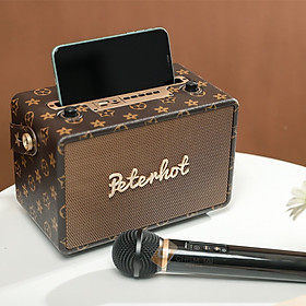Mua Loa karaoke Bluetooth PETERHOT A106W- kèm míc Hát Hàng Siêu Hot
