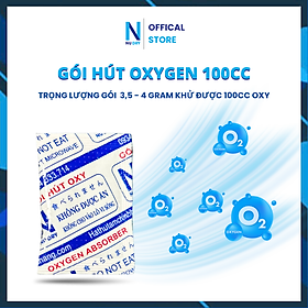 Gói hút ẩm Thực phẩm Oxygen 100cc NU DRY ( Hàng Chính Hãng ) dùng cho Bánh Trung Thu,các loại bánh, cá khô - 100CC-100 GÓI