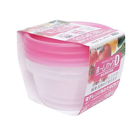 Mua Bộ 3 Hộp Nhựa Đựng Thực Phẩm Nắp Tròn 250ml - Nội Địa Nhật