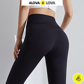 Quần legging nữ nâng mông 4LOVA dáng dài cạp cao giữ nhiệt, chất umi Hàn loại 1