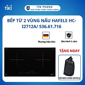 Mua Bếp từ 2 vùng nấu Hafele HC-I2712A/ 536.61.716 - Sản xuất tại Malaysia - Bếp âm lắp CB - Tổng công suất 3800W - Hàng chính hãng