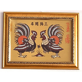 Mua Tranh Tam Dương khai thái chuẩn Phong Thuỷ Lạc Việt