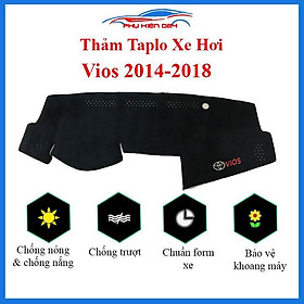 Hình ảnh Thảm taplo Vios 2014-2015-2016-2017-2018 chống nắng nóng làm mát xe mở rộng tầm nhìn