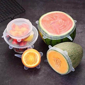 Mua SÉT 6 MIẾNG BỌC THỨC ĂN SILICON CO GIÃN