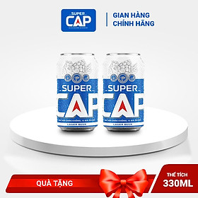 [Hàng tặng] Combo 2 lon super cap 330ml