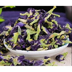 100gr Trà Hoa Đậu Biếc Khô Nguyên bông sạch - hàng nhà làm thủ công