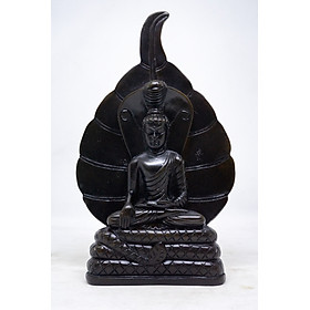 Tượng Đức Phật Thích Ca ngồi trong tòa rắn thần Naga Mucalinda bằng đá