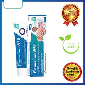 Gel bôi da PlasmaKare No5 (PlasmaKare số 5), thuốc bôi ngoài da kháng nấm, khoáng khuẩn, virus...chống viêm, giảm ngứa, tái tạo da, chuyên sâu cho bệnh trên da