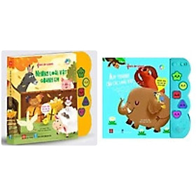 Combo 2 cuốn Sách âm thanh: Những Loài Vật Quanh Em + Âm Thanh Của Các Loài Vật