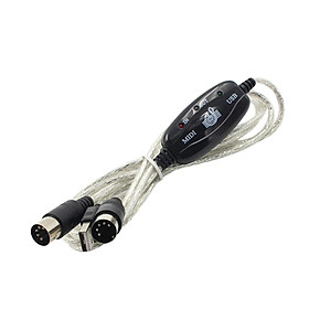 USB  MIDI Cable Converter Professional Piano Keyboard  Cord